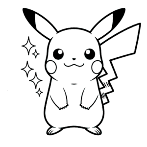 Zeichnung Original Pikachu
