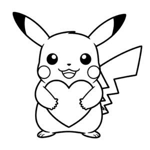 Zeichnung Pikachu Liebe