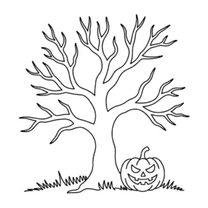 Zeichnung Unheimliches Halloween