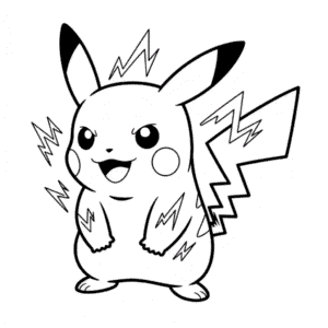 Zeichnung Pikachu Vmax